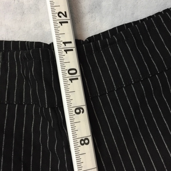 Who What Wear Pinstripe Cropped Pants Stretchy Womens Medium - Picture 7 of 10